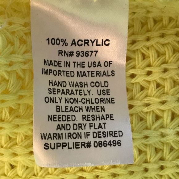 A.N.A BRIGHT YELLOW PERFORATED KNIT SWEATER - Picture 6 of 8